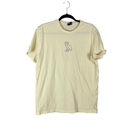 OVO October’s Very Own Cream T-Shirt Size Large | 100% Cotton Made in Canada - Picture 1 of 7